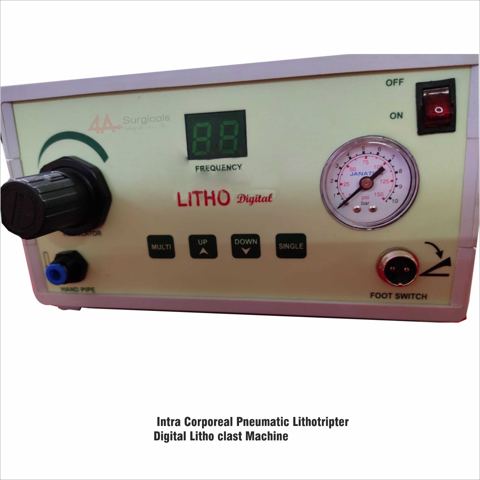 4A Pneumatic Lithotripter Digital Lithoclast Machine Urology