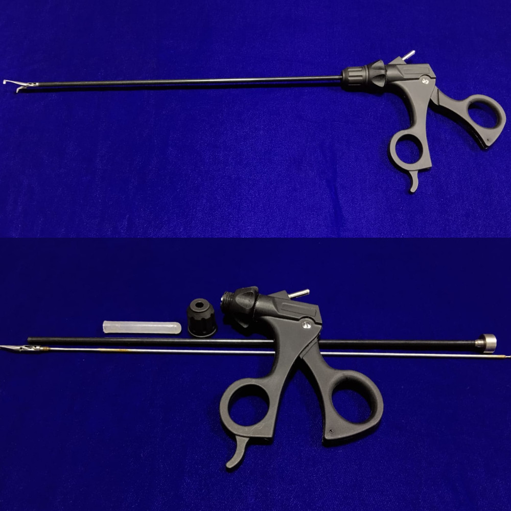 1PCS Laparoscopic Right Angle Mixture 90 Degree Grasper 5mmx450mm Instruments CE