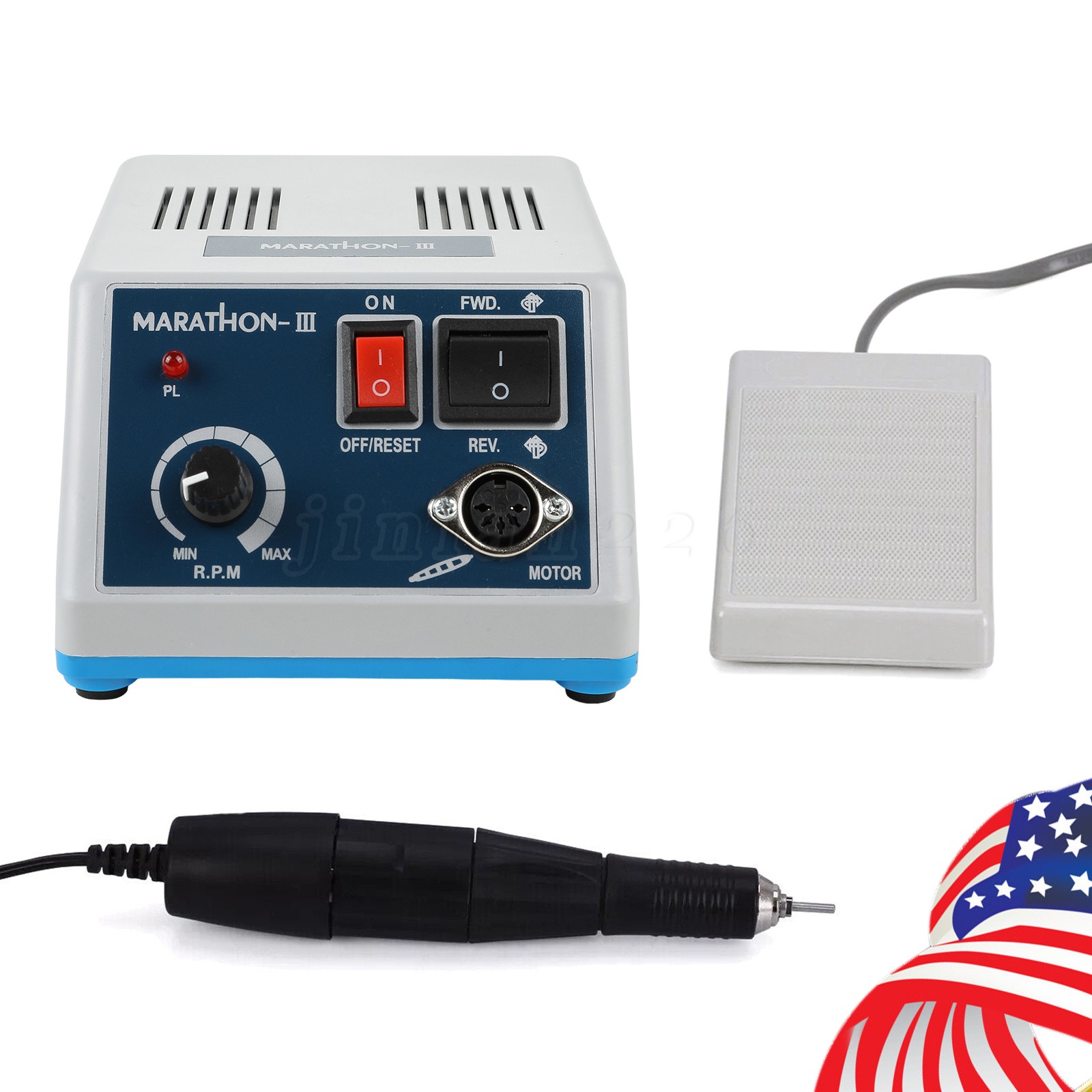 Dental Lab Marathon III Micromotor Polishing Handpiece Max 35K RPM Handpiece