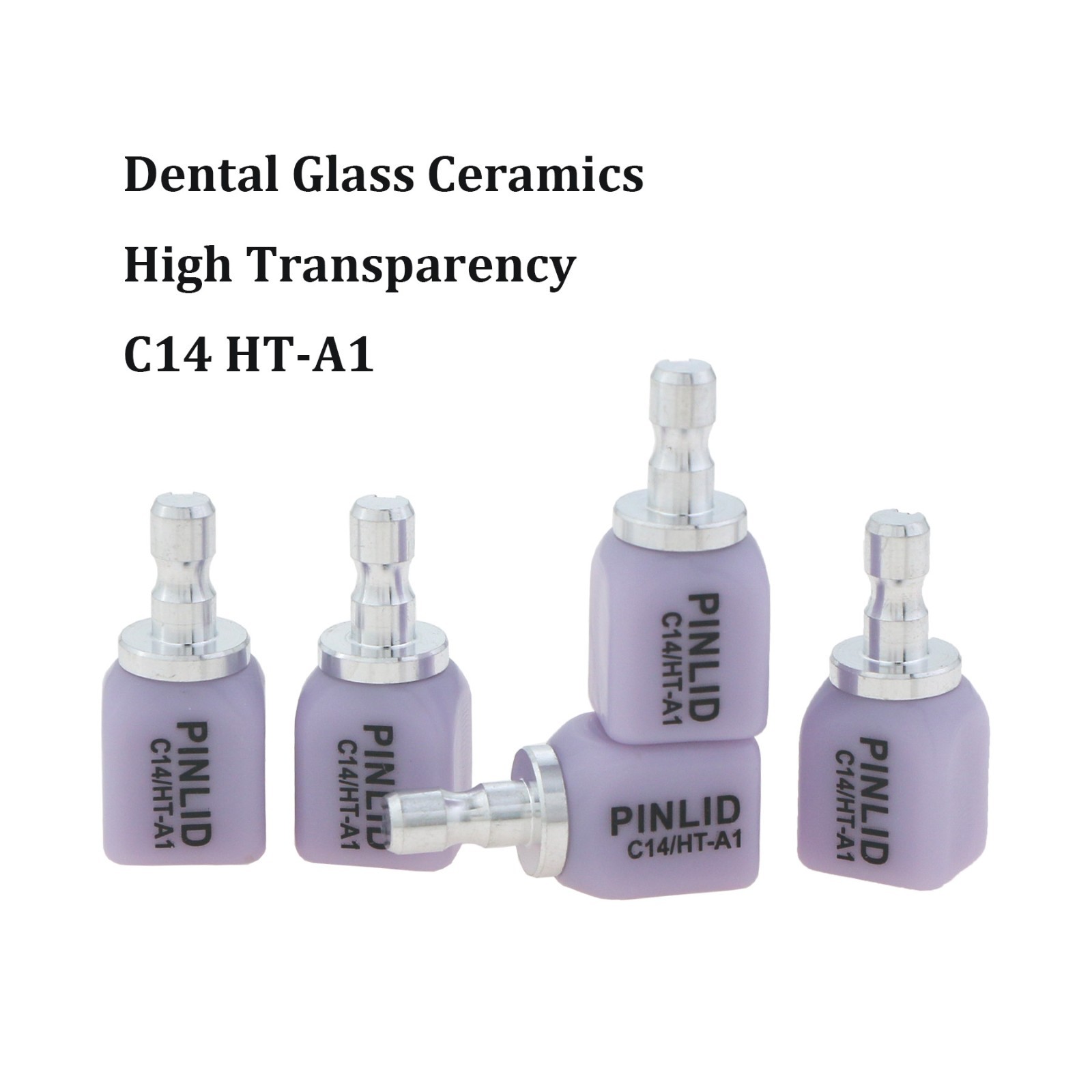 C14 HT Dental Emax CAD/CAM CEREC Milling Lithium Disilicate Blocks Crown Veneer