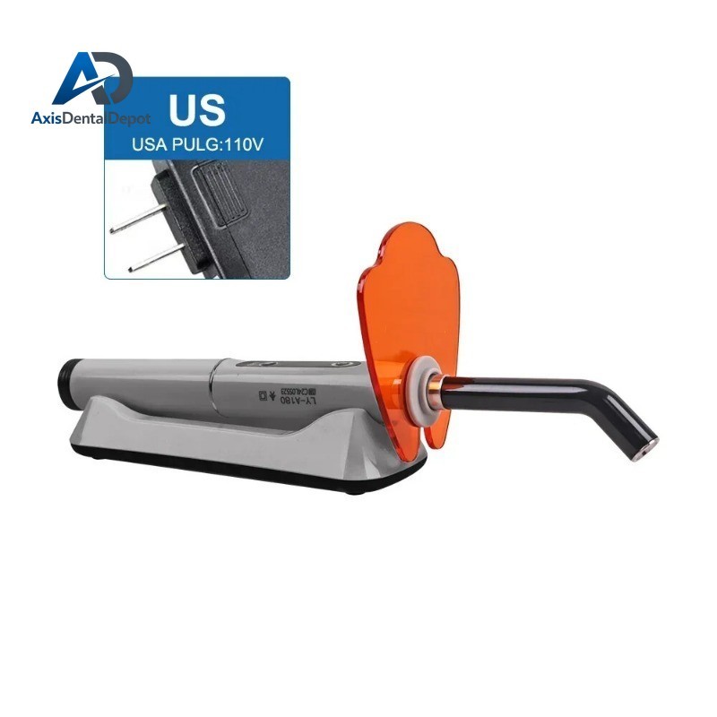 Wireless Dental Light Curing Machine 1s/2mm Resin Curing Light 800-2400mW/cm²