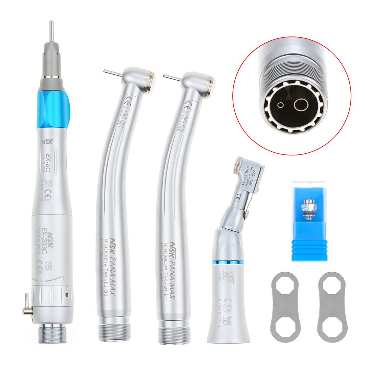 Greeloy Portable Dental Mobile Unit 206S w/ Scaler Curing Light 2H Handpiece Kit