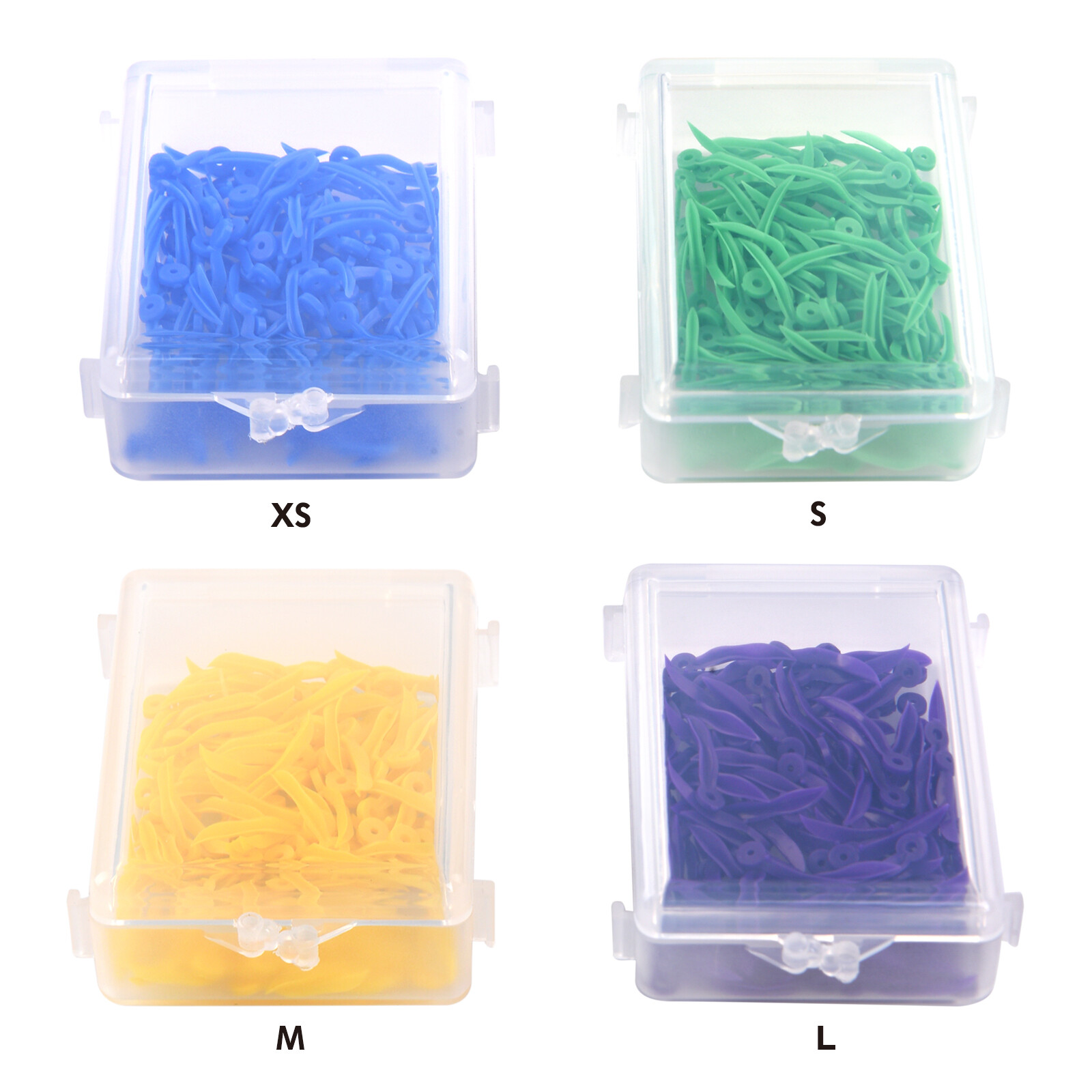 MacDent Disposable Plastic Wave Shape Dental Wedges Teeth Wedge Tooth Gap 4 Size