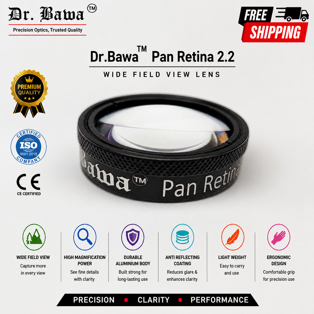 Dr Bawa Pan Retina 2.2 Retina Diagnostic Eye Examination Lens