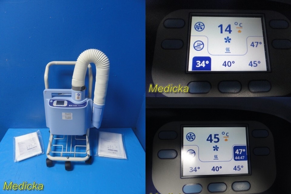 2017 Medtronic WarmTouch 6000 Warming Unit W/ Cart& Blankets,Filter 261 Hr~36027