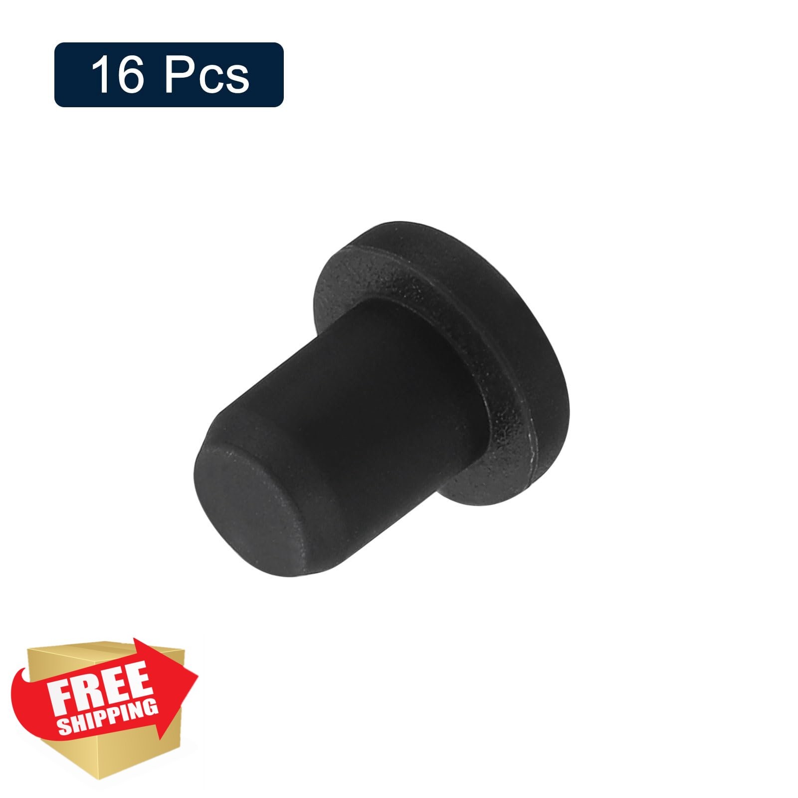 uxcell Rubber Stopper 5-5.3mm Hole 16pc