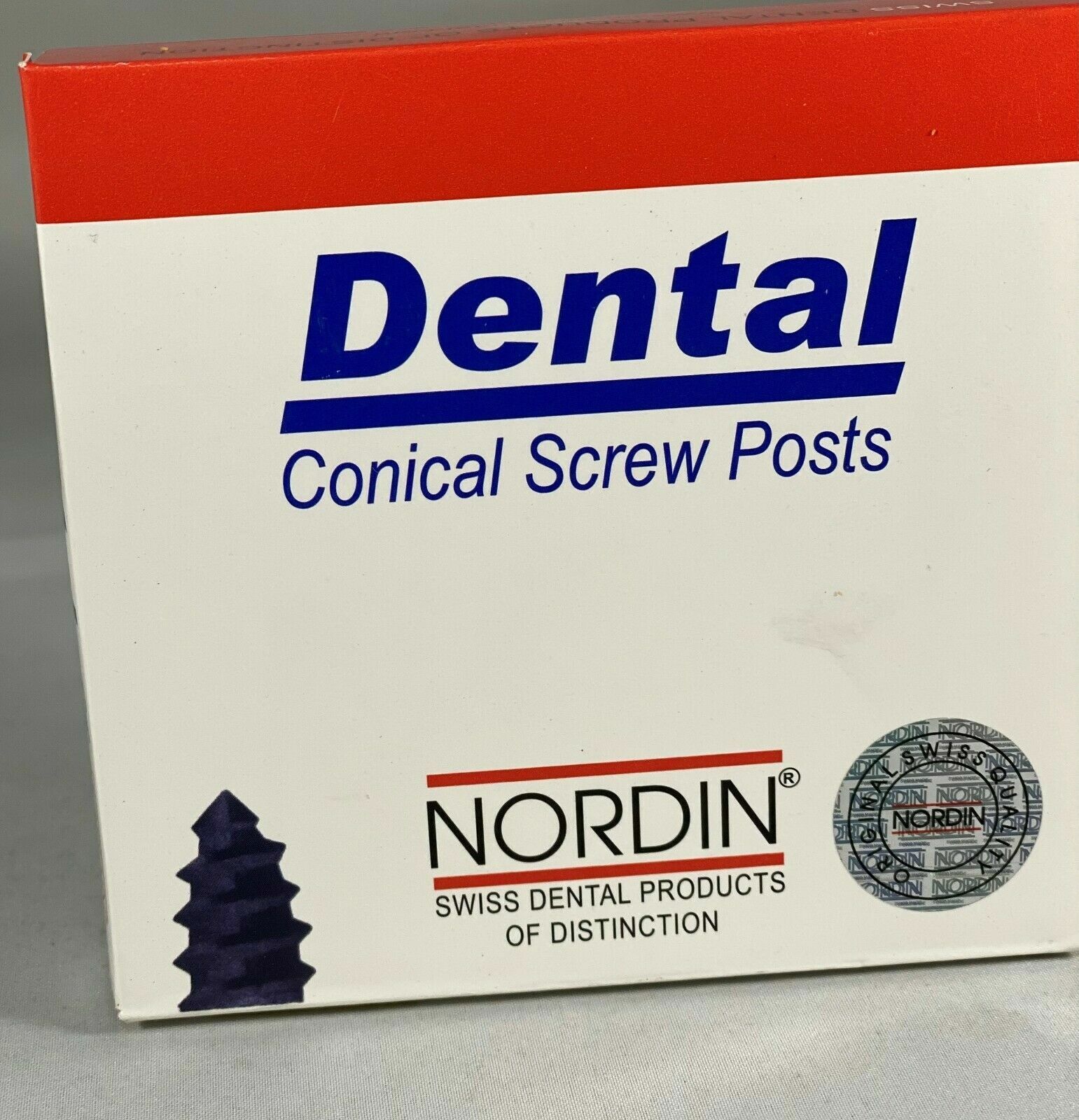 Nordin Dental Gold screw post Assortment 240 pcs+ 4 keys Kit Made in Switzerland