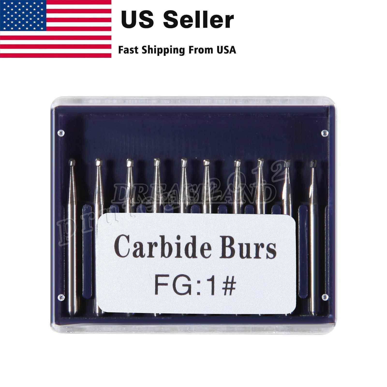 Dental Operative Bur Tungsten Carbide Round FG 1/4 1/2 2 3 4 5 6 7 8# A