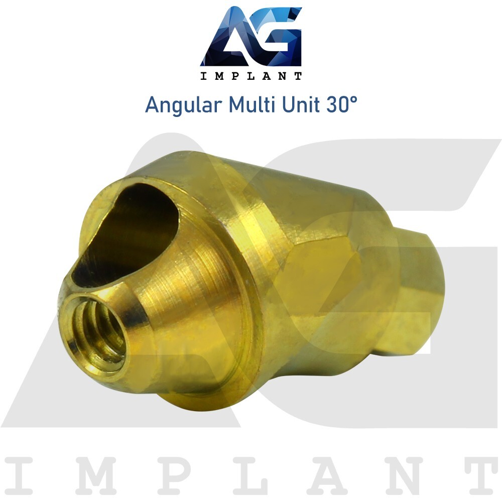 5 Angular Multi Unit 1.6 Prosthetic System 30° Int Hex With Screw