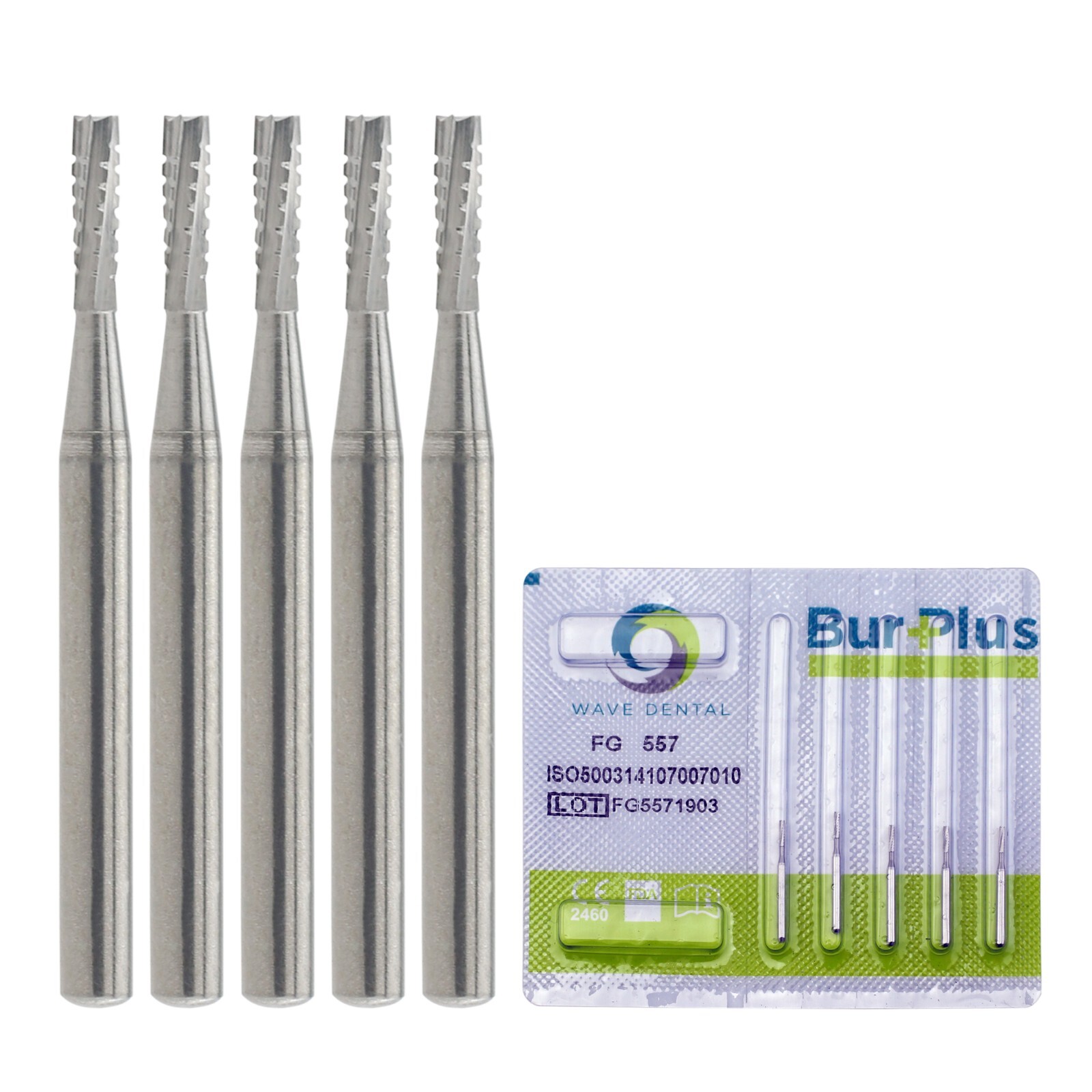 Wave Dental Burs FG 557 Tungsten Carbide Friction Grip For High Speed Handpiece