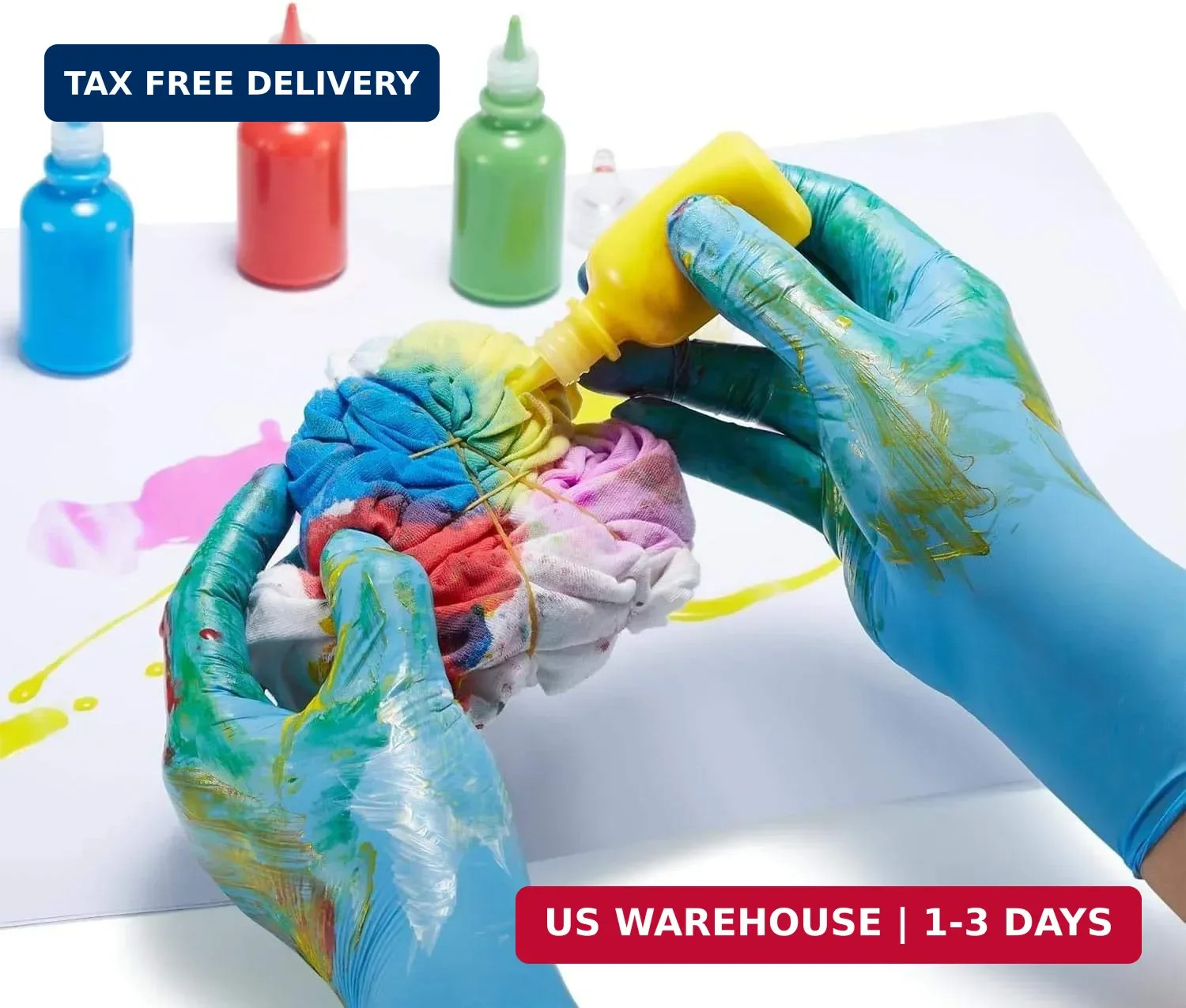 Nitrile Kids Gloves Disposable for 4-10 Years – Latex and Powder Free – for Kids
