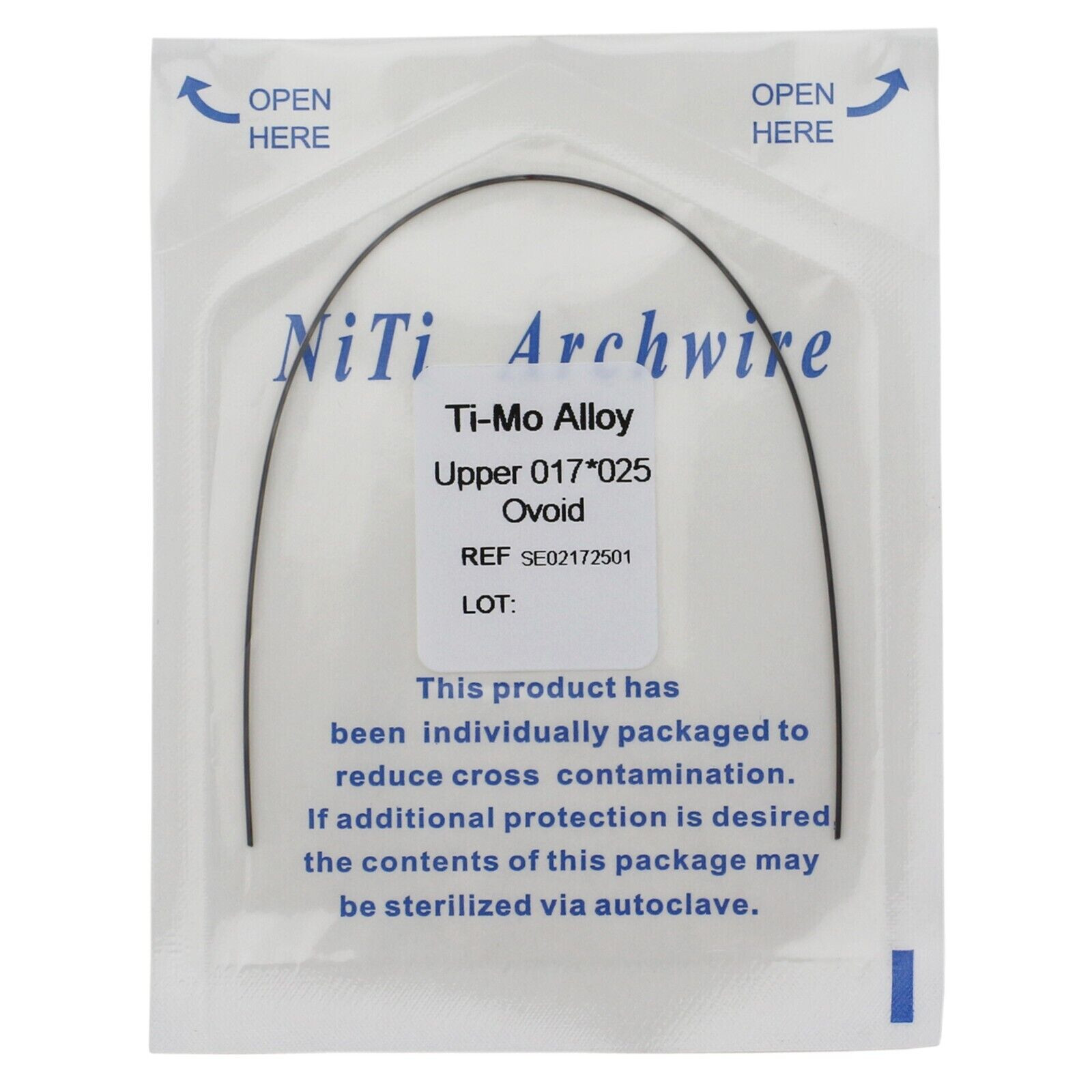 10 Packs Dental Orthodontic Beta Titanium Molybdenum Alloy Arch Wire Rectangular