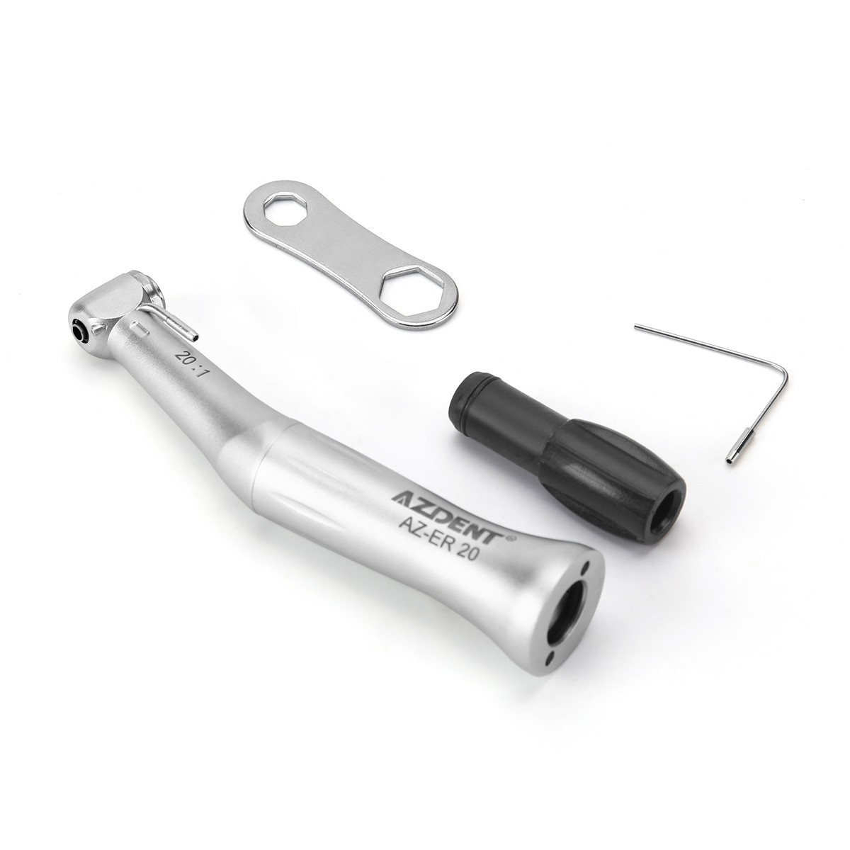 AZDENT Dental Implant 20:1 Reduction Contra Angle Handpiece E-type Fit For Motor