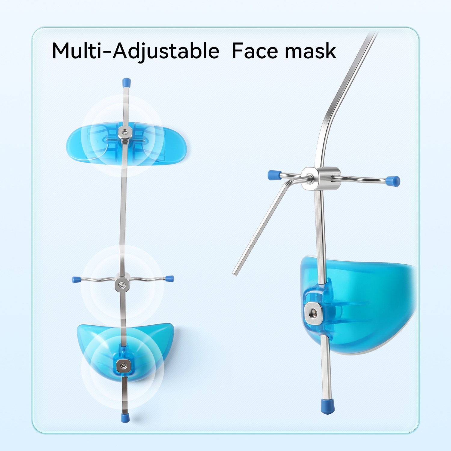 Dental Ortho Facemask Headgear Adjustable Forward Pull for Maxilla Hypoplasia