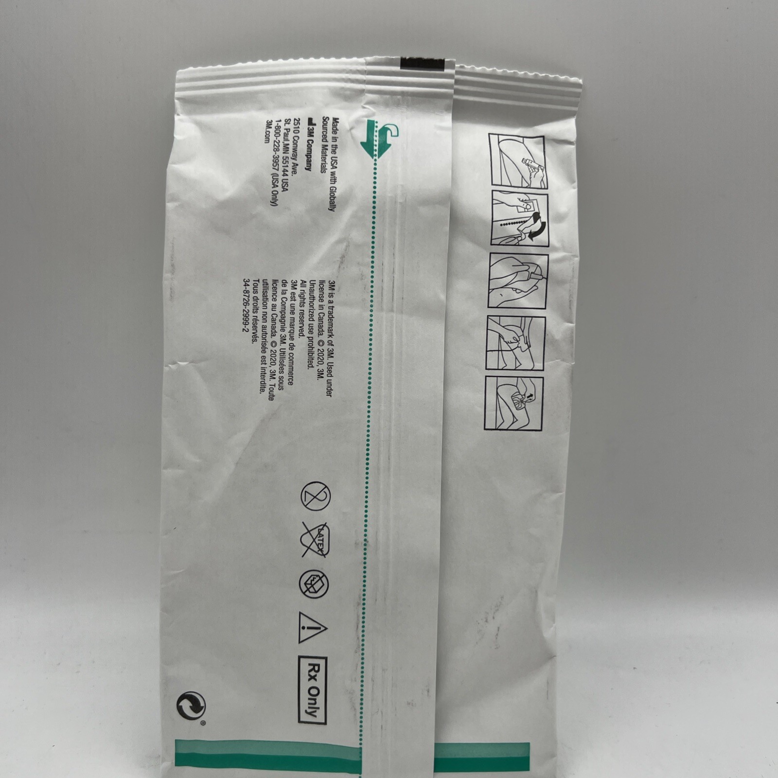 3M 9165 Universal Electrosurgical Pad, Split with Cord 1 Pack
