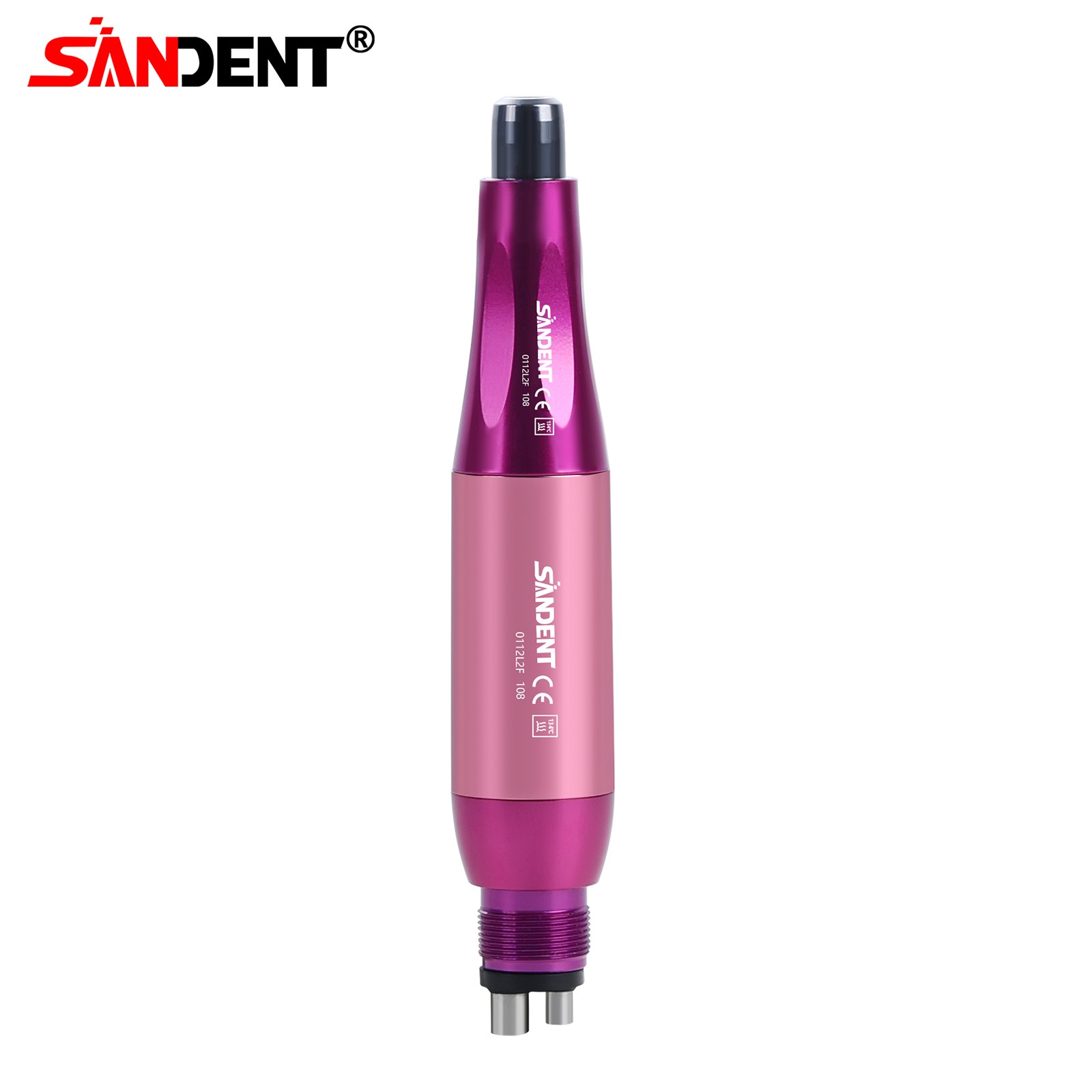 1-10 Dental Hygiene Prophy Handpiece Air Motor 4Holes 4:1 Nose Cone 360°Swivel