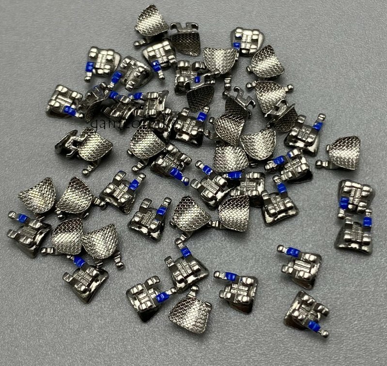Dental Orthodontic Brackets Braces Standard Roth 022 Slot Hooks 345 Metal Bulk