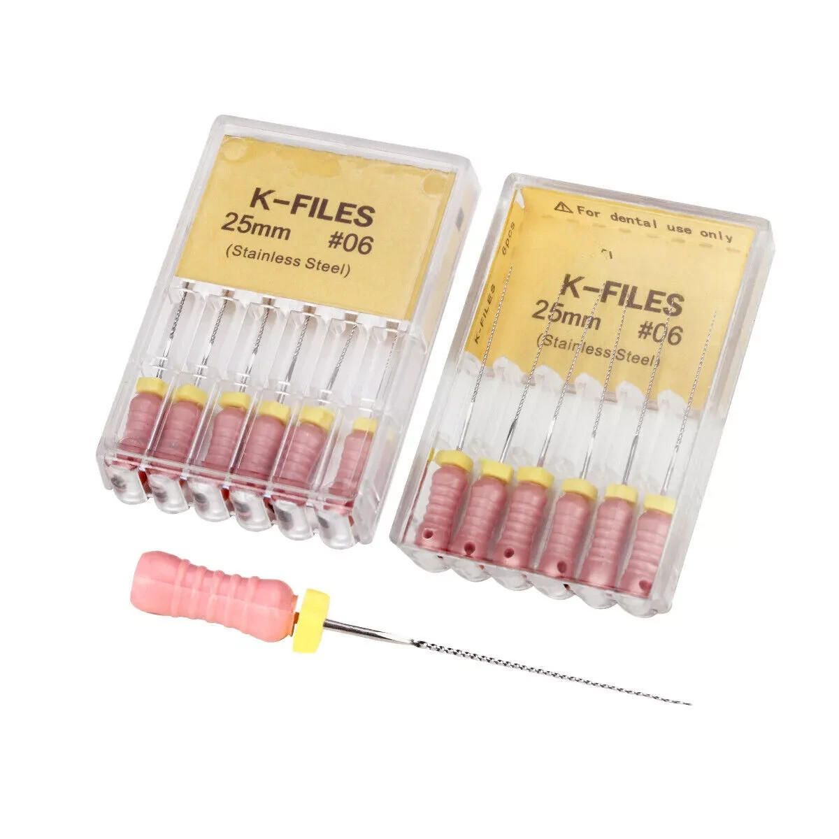Dental Stainless Steel Endodontic Root Canal File K Files Hand Use 21/25/31mm