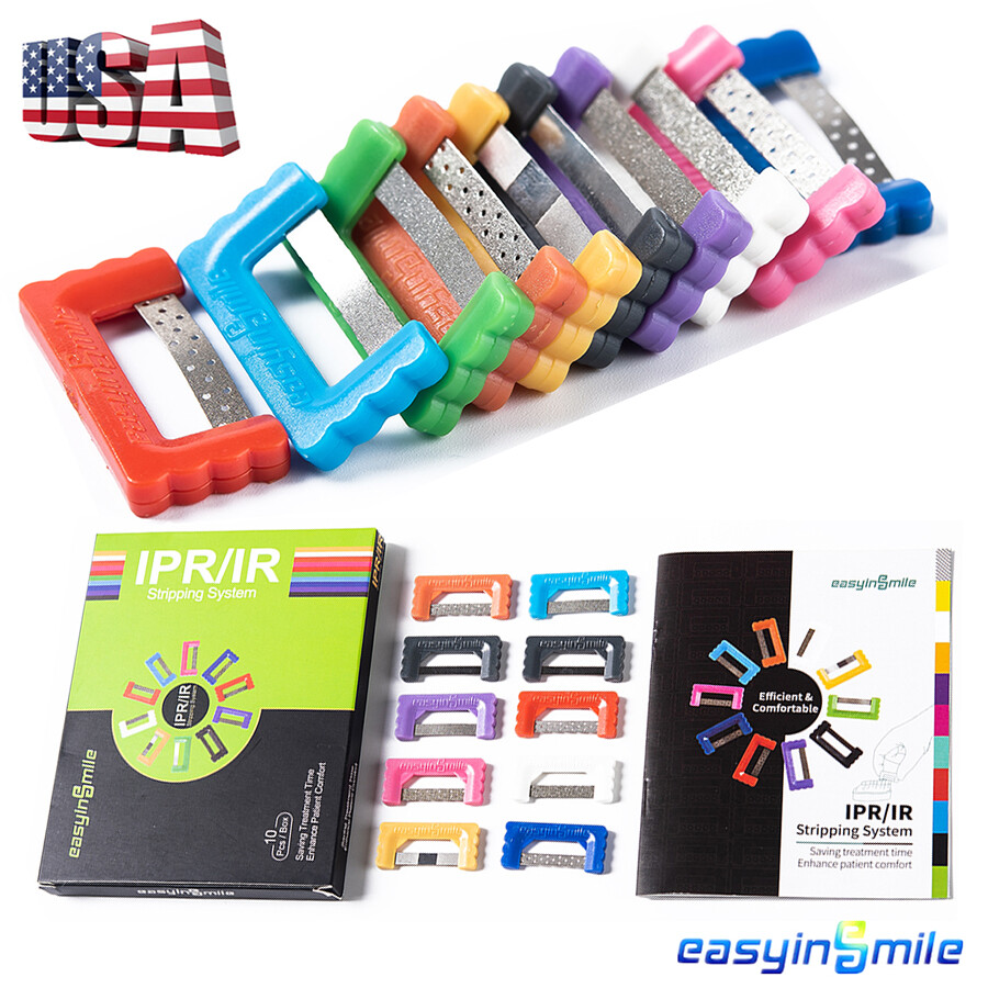 Dental IPR Kit Orthodontic Stripping Interproximal Reduction Strips Polish Tooth