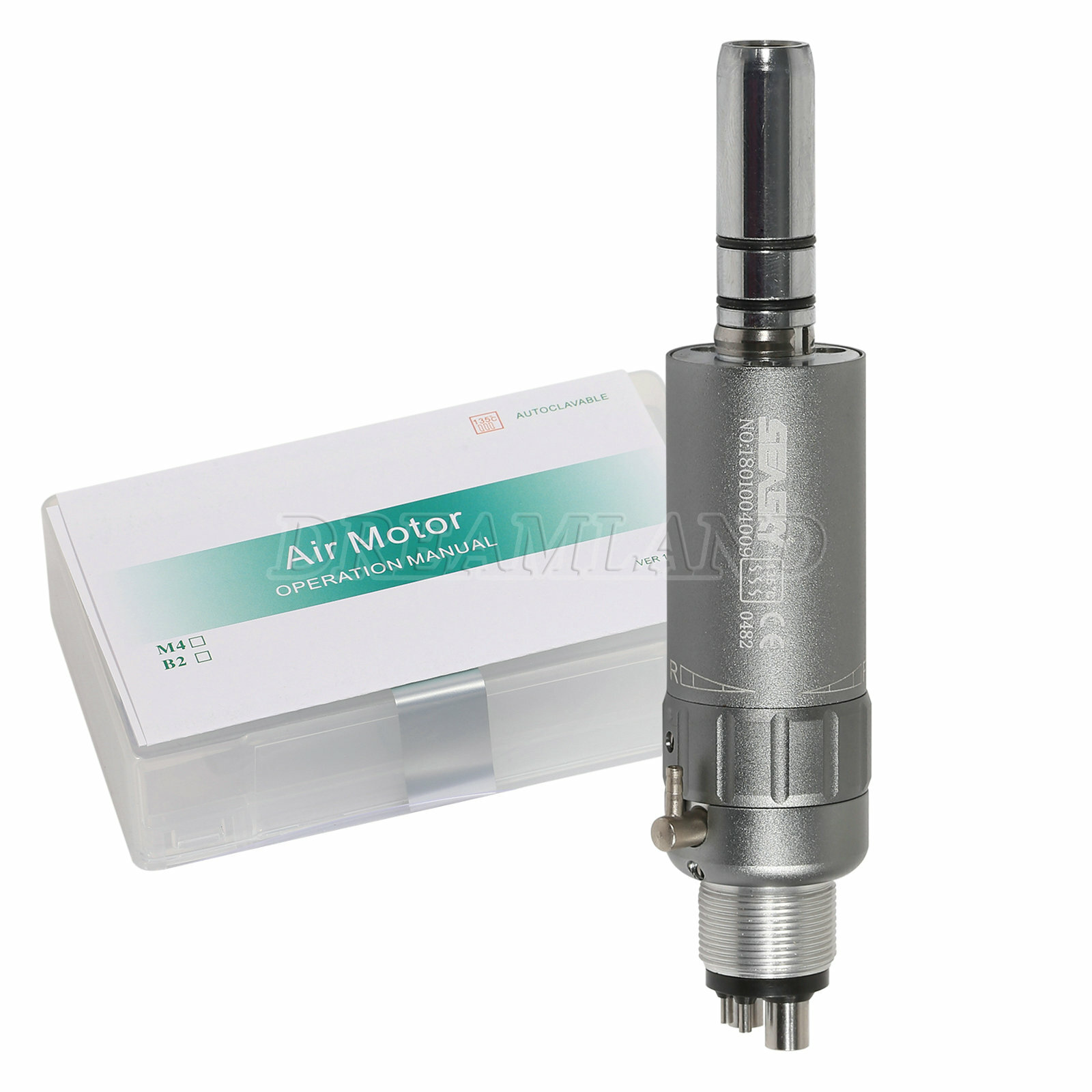 1-10 Dental Pneumatic Air Motor Low Speed fit for NSK E-type handpiece SEASKY