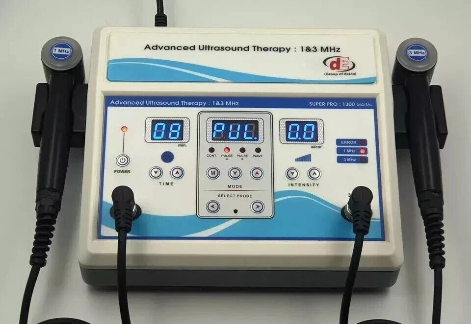 3 & 1 Mhz Device Super 1300 Pro Digital Ultrasound Therapy Machine __