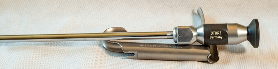 K. Storz Tele-Laryngo-Pharyngoscope 10mm 0′ 25 cm length