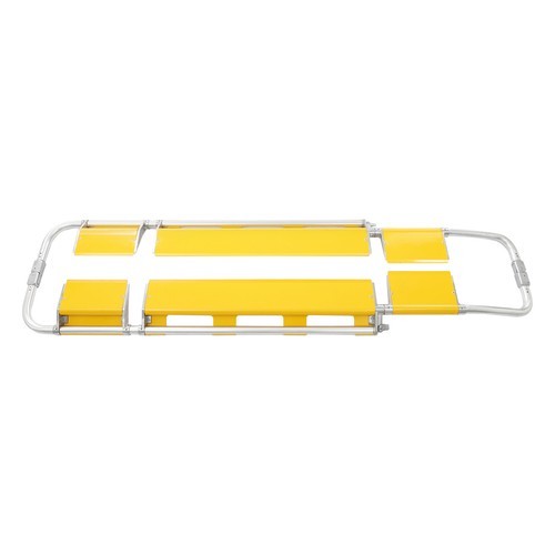 Foldable Aluminum Scoop Stretcher EMS Portable Rescue Stretcher Adjustable Lengt