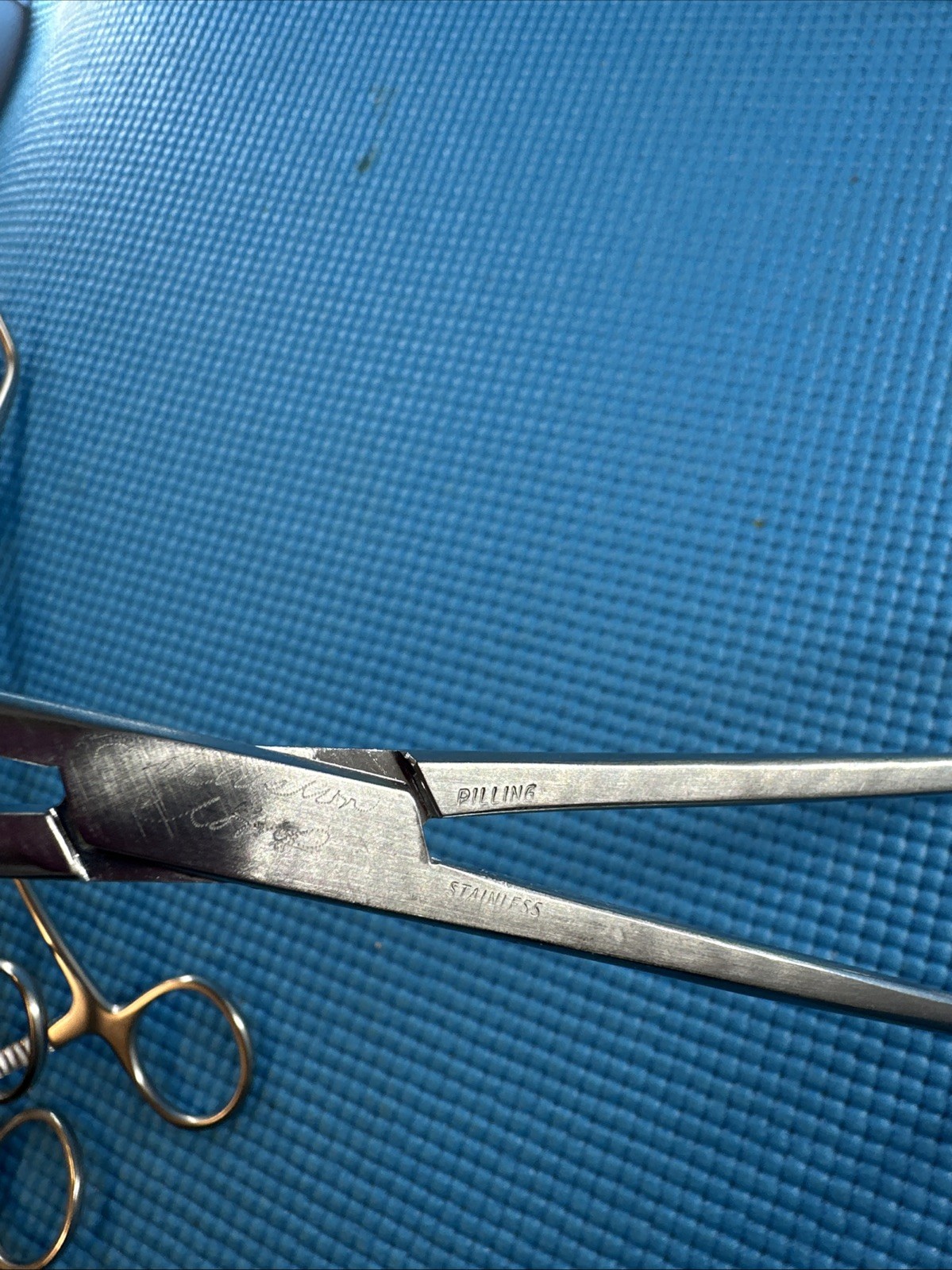 5 CardioVascular Instruments Specialty quality stainless steel. W.Lorenz, Codman