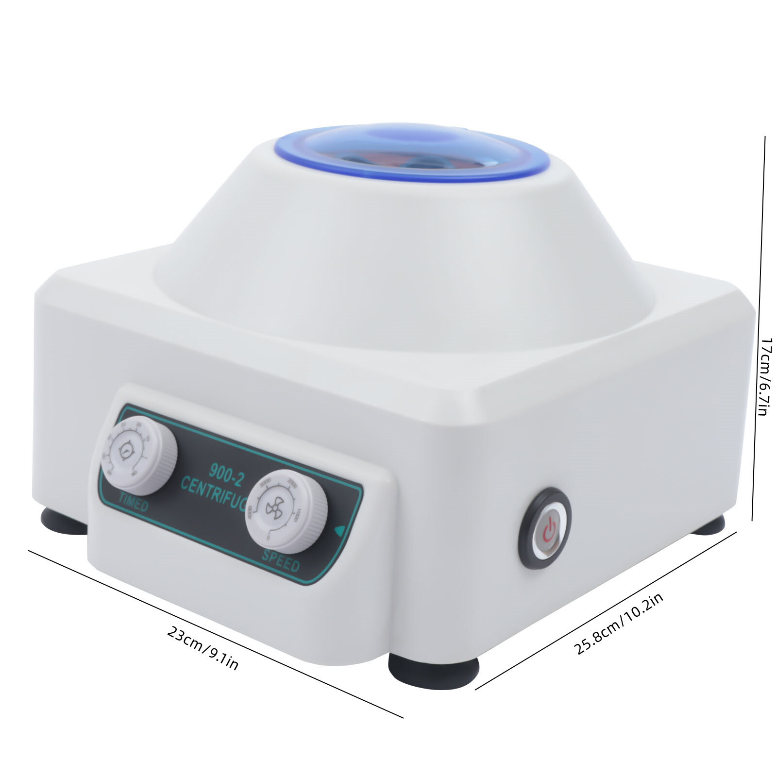 Medical Centrifuge Benchtop Electric Lab Centrifuge 110V 4000rpm White Portable