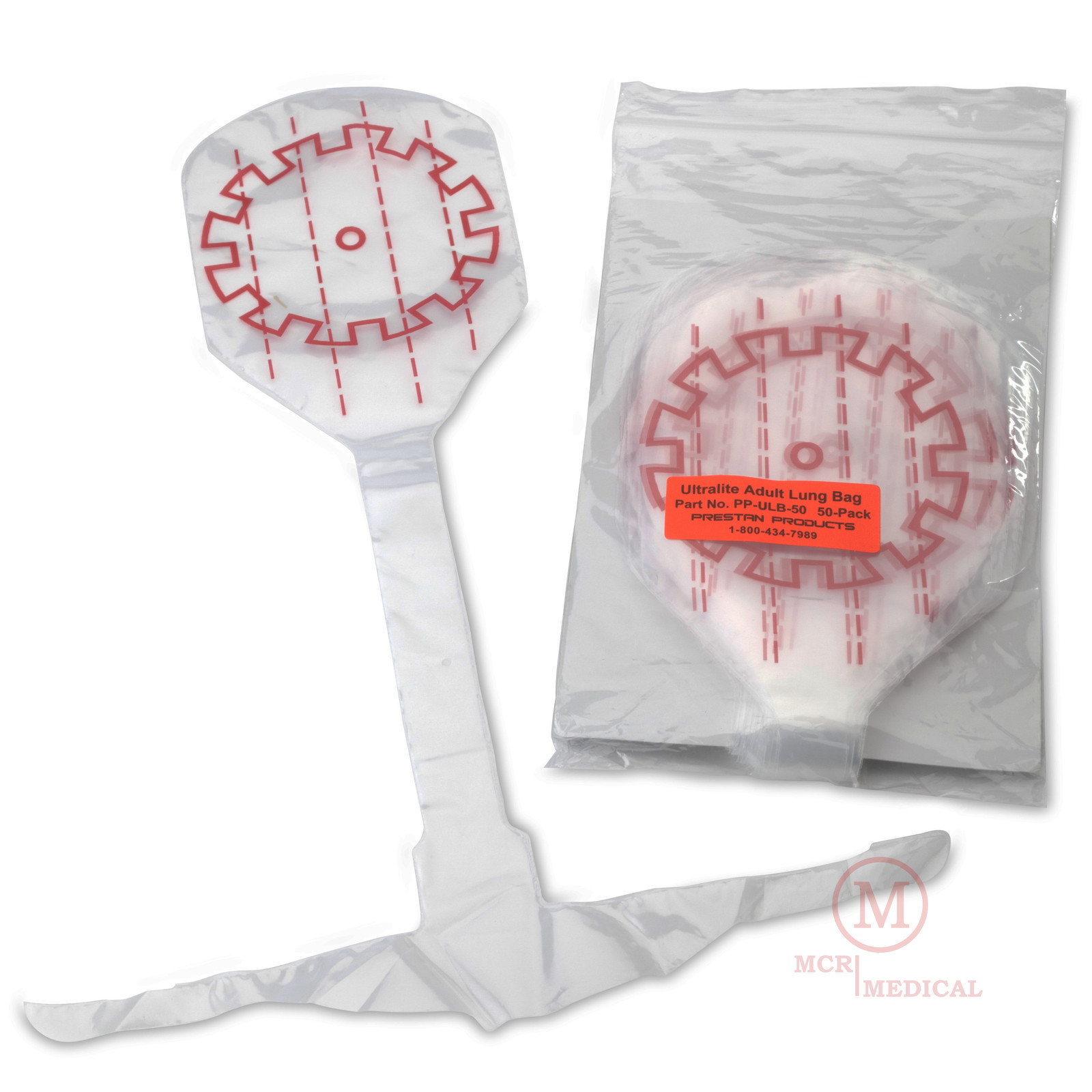 50 Pack Lung Bags for ULTRALITE Prestan CPR manikins, item# PP-ULB-50