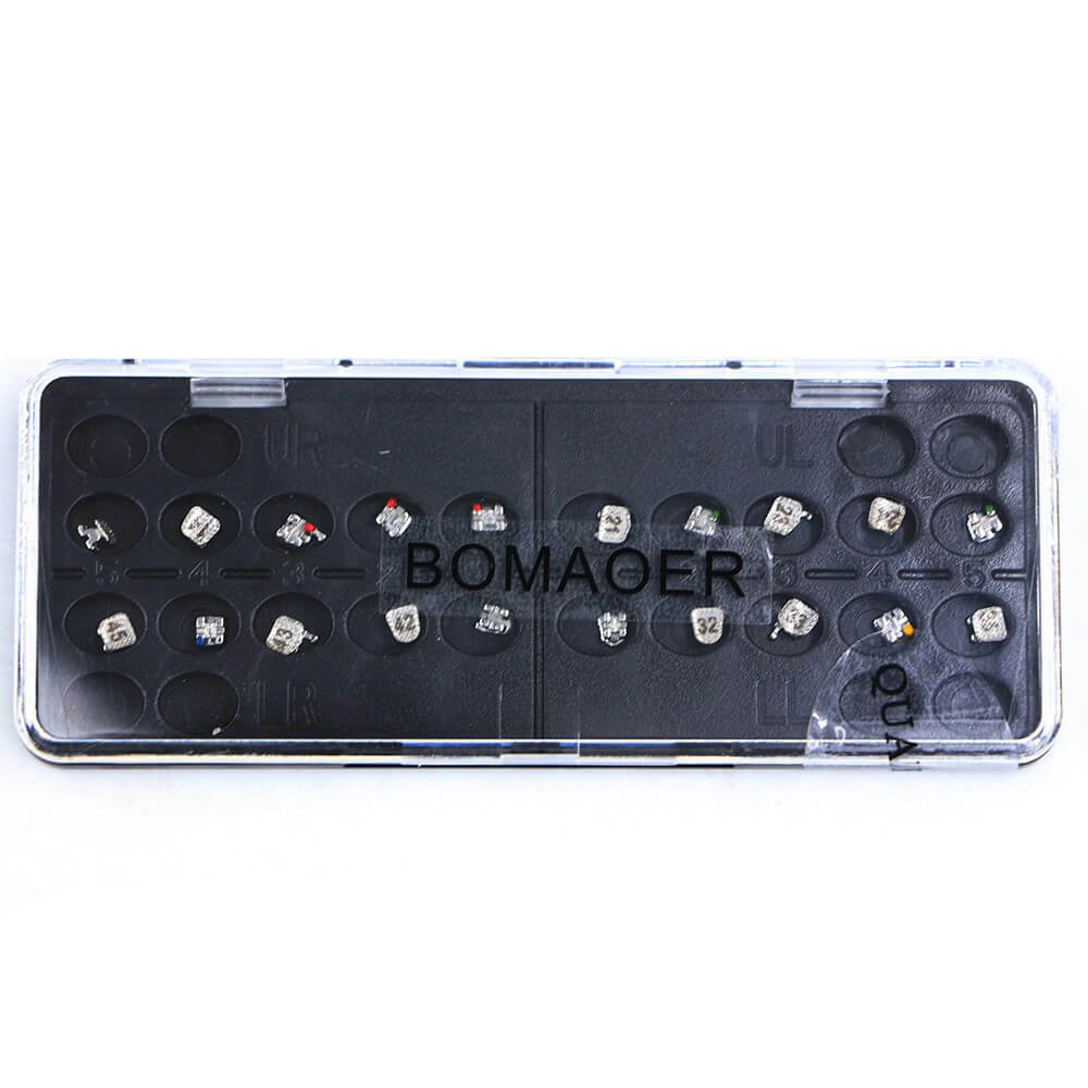 10 Kits Dental Orthodontic Brackets, Vertical Slot MBT .018″, with 3 Hooks