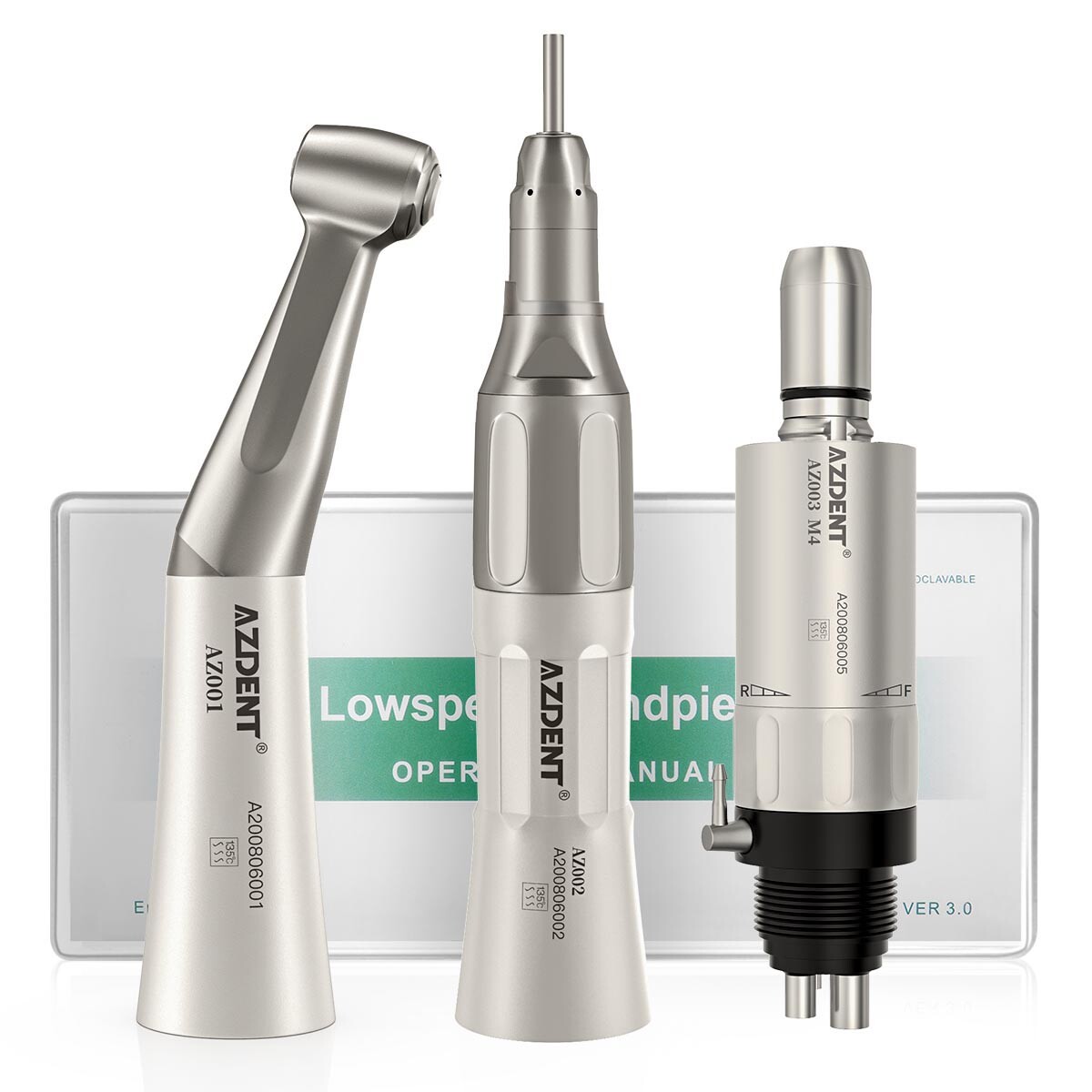 Dental Low Speed Handpiece Air Motor /Composite Polishing kit Diamond Burs RA/HP