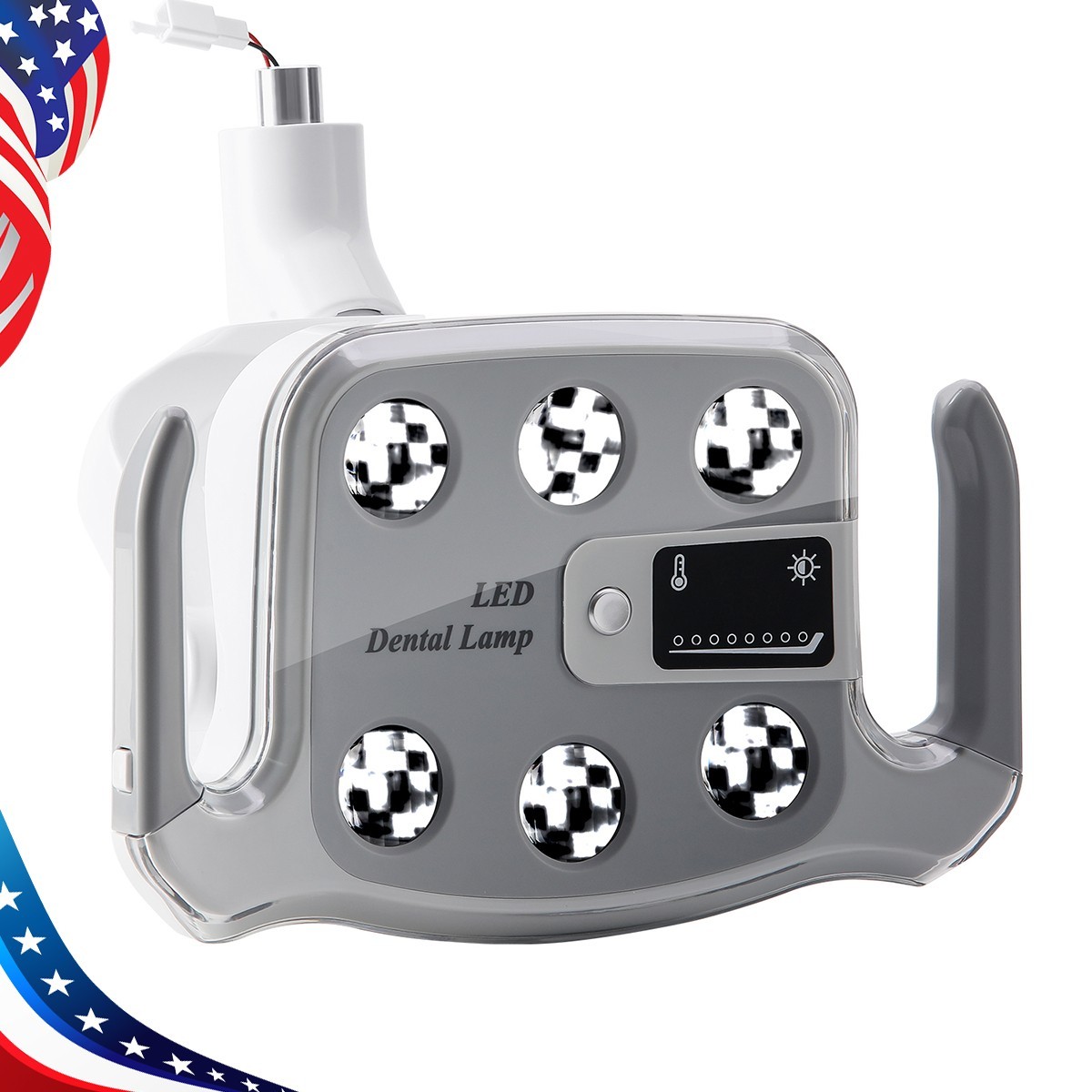 Dental Unit Chair Computer Controlled DC Motor Hard Leather/ LED Lamp Senser