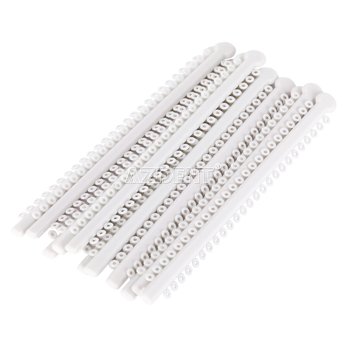 AZDENT Dental Orthodontic Elastic Ligature Ties Bands for Brackets 23 Colors