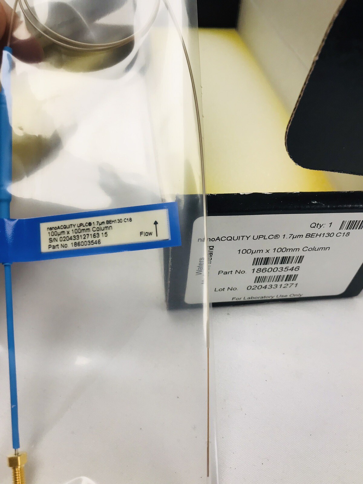 Sealed Waters 186003546 nanoACQUITY UPLC BEH C18 Column 1.7 um 100 um x 100 mm