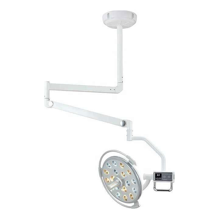 Ceiling-Mounted Dental Surgical LED Shadowless Light Medical VET Surgery Lamp