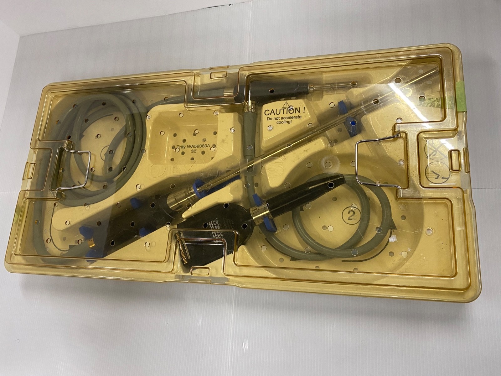 Olympus WA50011A Autoclavable EndoEye 10mm 0° HD Video Laparoscope w/ Tray