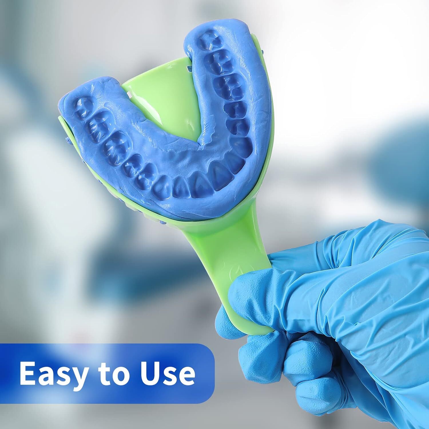 JMU Dental Impression Trays Autoclavable Perforated Plastic (Choose Size & Qty)