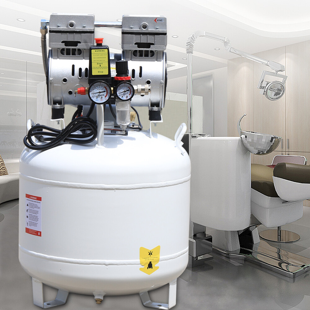 40L Oil Free Oilless Dental Medical Air Compressor 165L/min 115 PSI