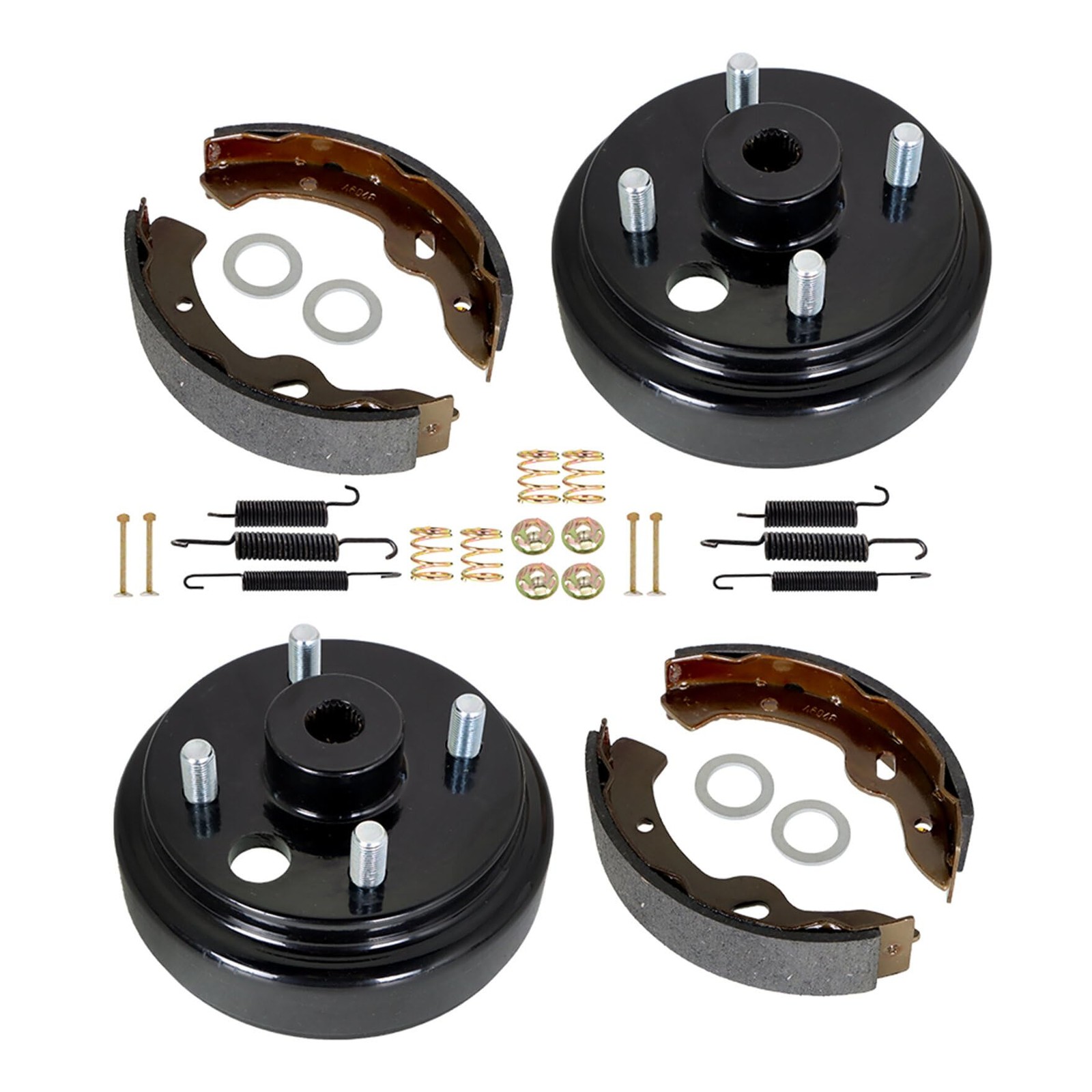 Rear Brake Hub Drum Shoe Kit 17082-G2 Replacement for EZGO TXT Electric 96+