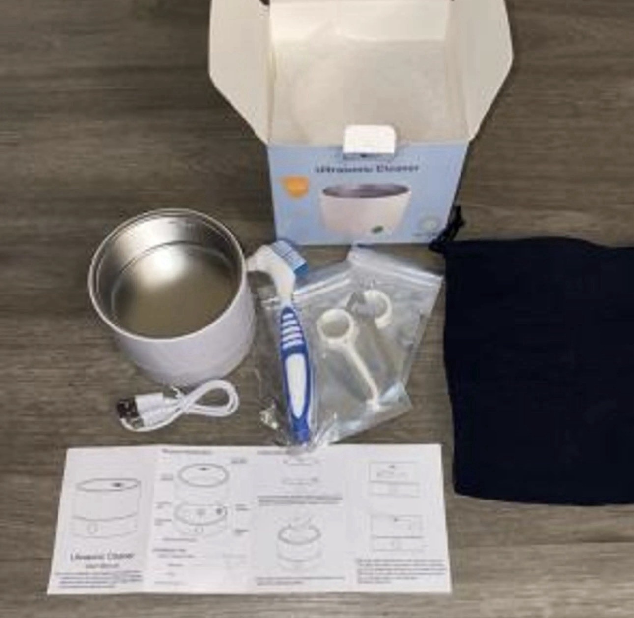 Ultrasonic Cleaner Machine – Deep UV Cleaning for Dentures, Jewelry & Retainers