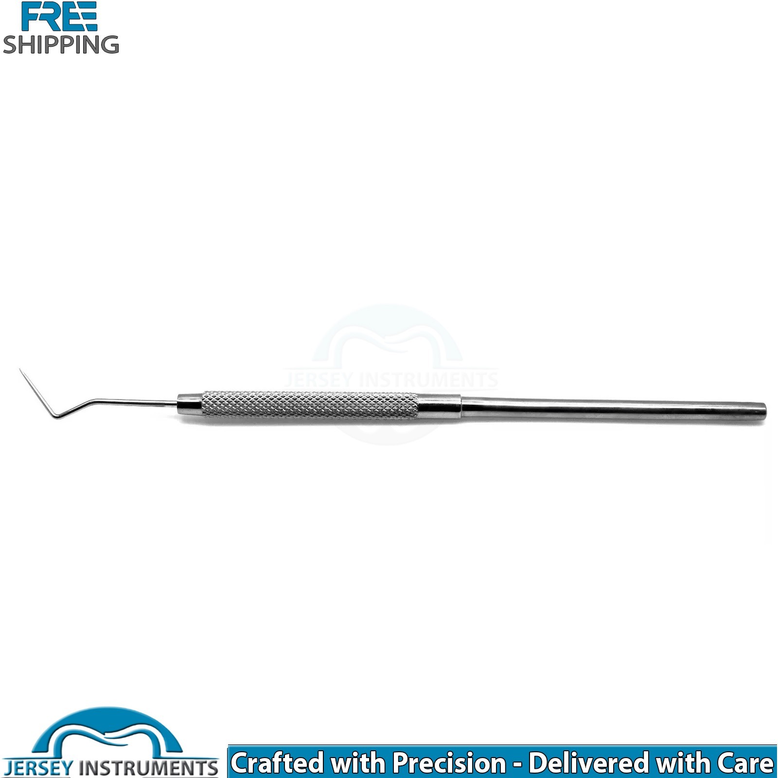 Dental Probe No. 9 Single End Diagnostic Examination Instrument Stainless Steel