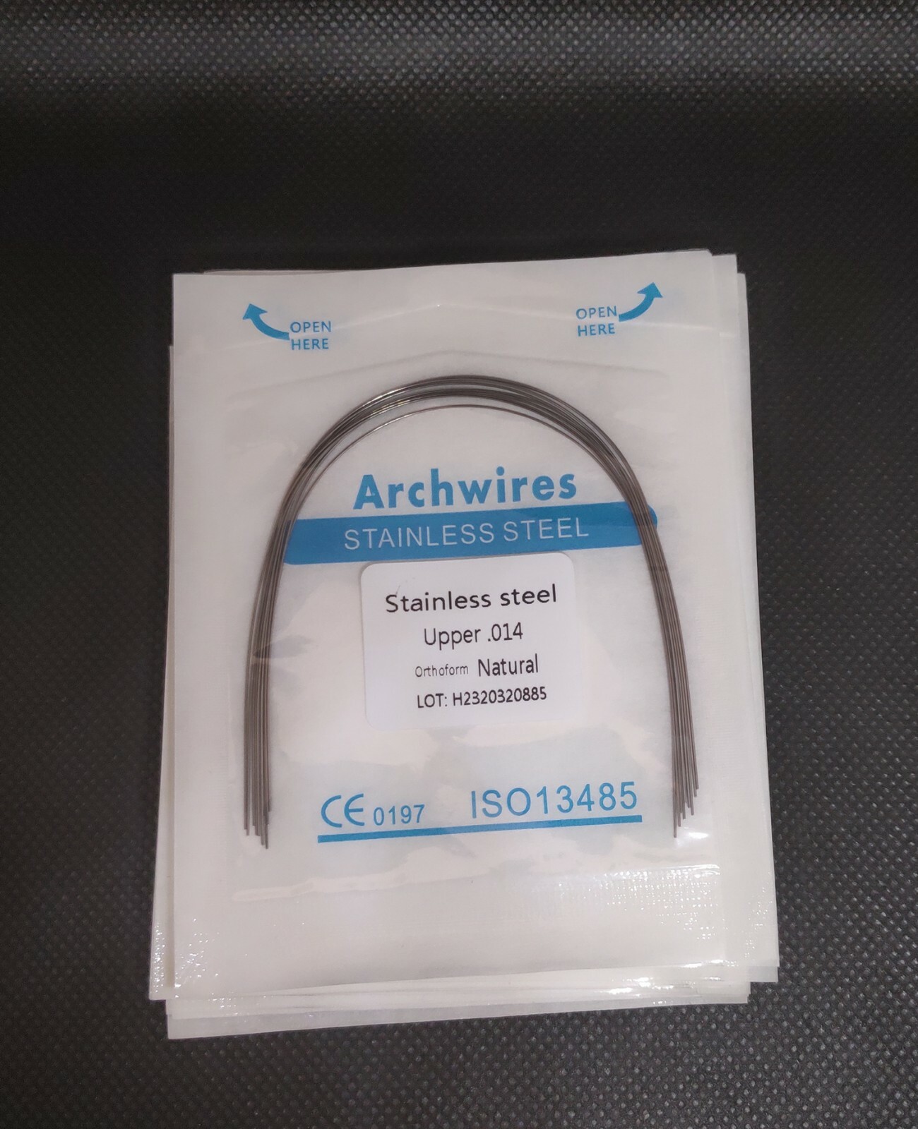 30 Packs Dental Orthodontic Stainless Steel Arch Wire Round Natural Form