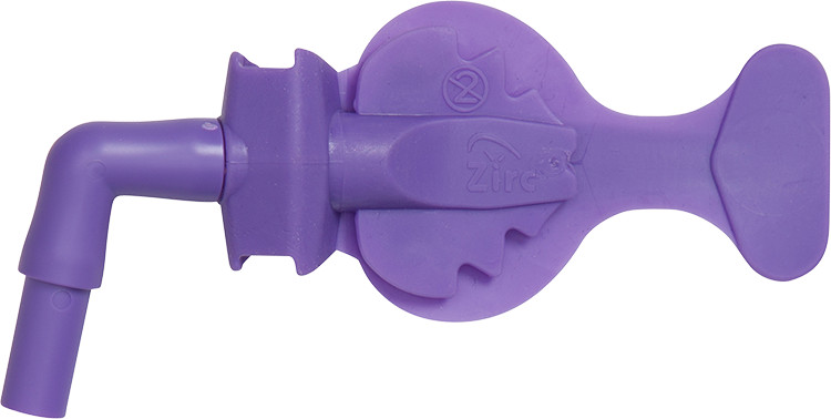 Zirc Dental 50Z989MD Mr. Thirsty One-Step Isolation Device Medium Purple 50/Pk