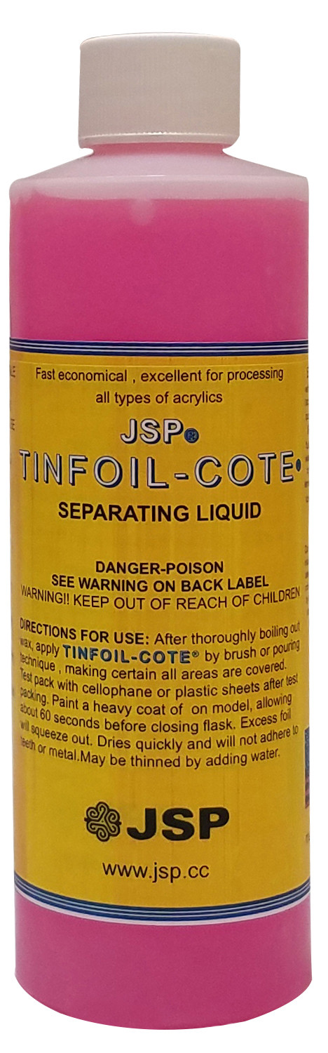 JSP® TIN FOIL-COTE SEPARATING LIQUID 8oz 236mL Tin foil substitute (de114)