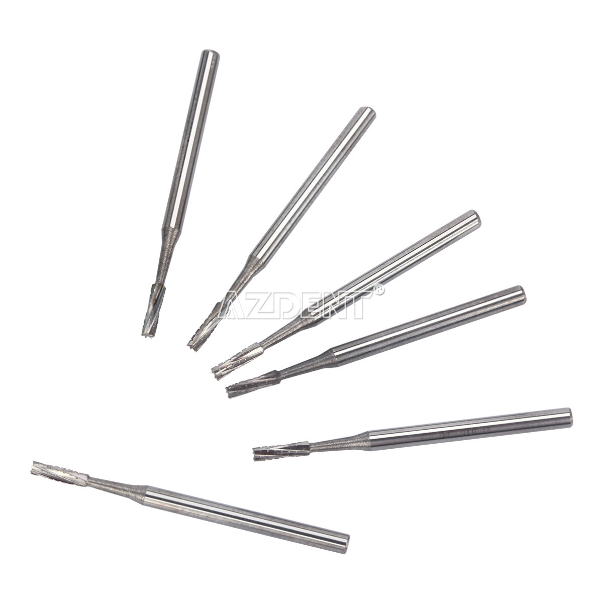 6PCS /caja FGOS dental quirúrgico carburo fresas longitud 25 mm FG-557XL AZDENT