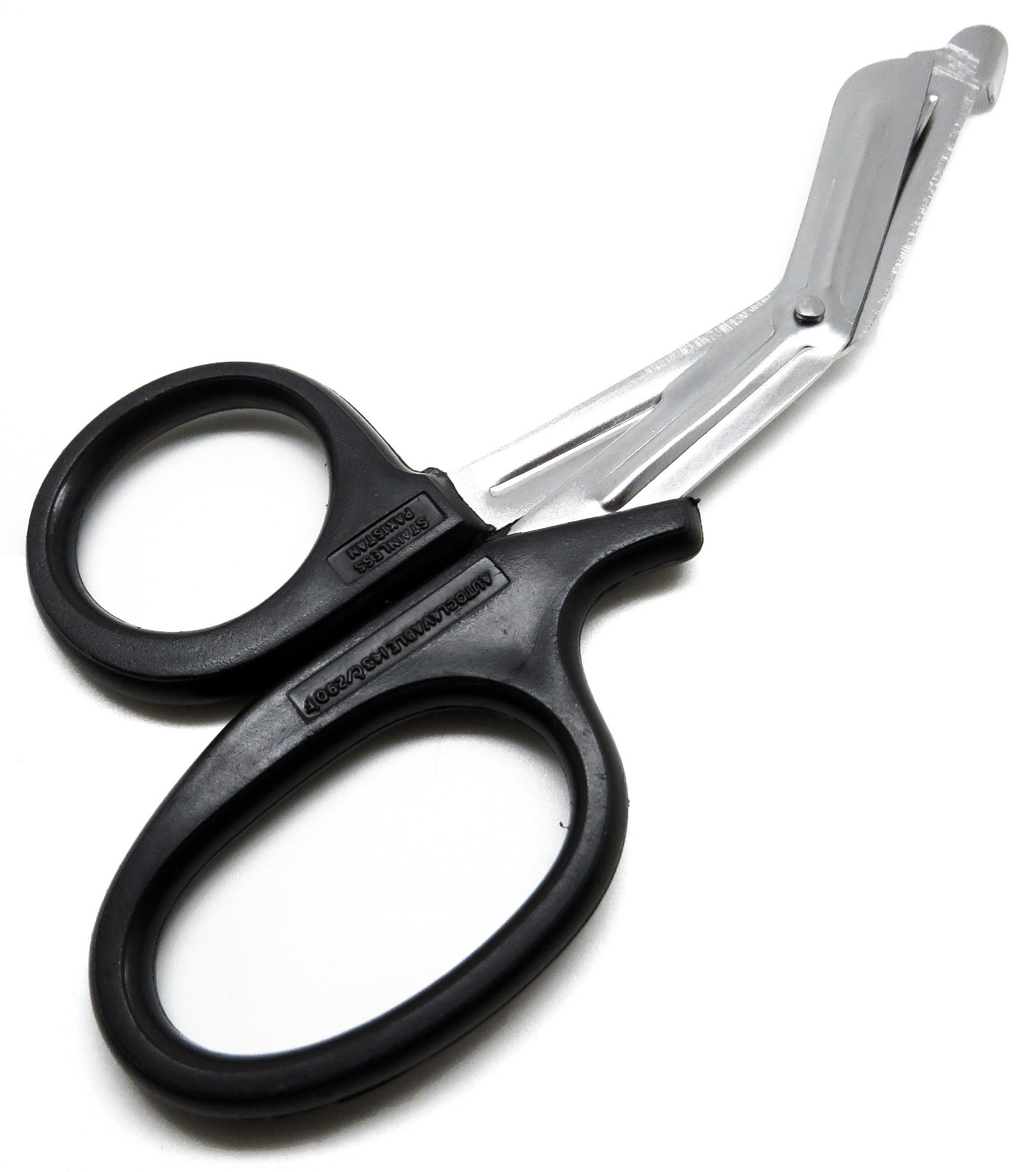 Black Utility Scissors 7.25″ Multi-Purpose DIY EMS EMT Universal Shears Tools