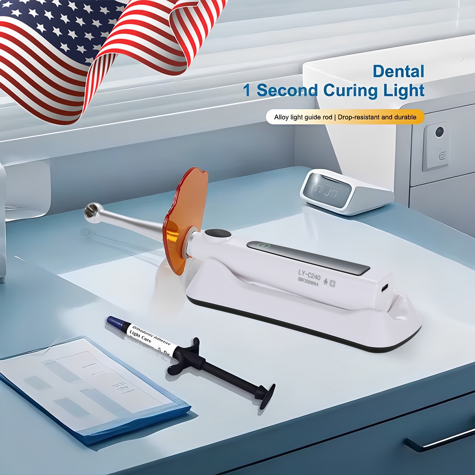NSK Style Dental High Speed Handpiece Push Button 4 Hole hand piece YDA4 FDA