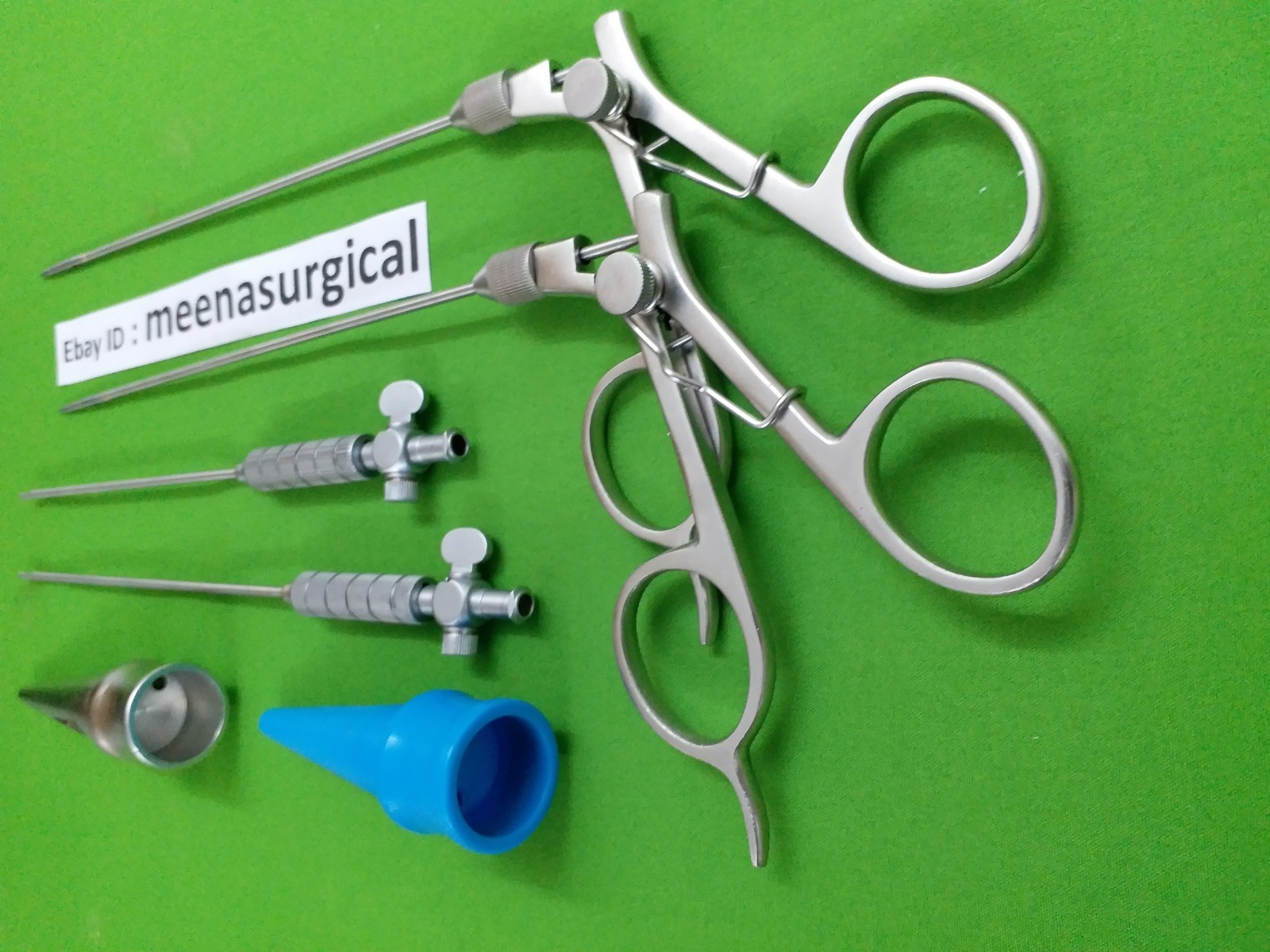 6pc Laparoscopic Port Closure & Verees Needle Endoscopy Surgical Instruments