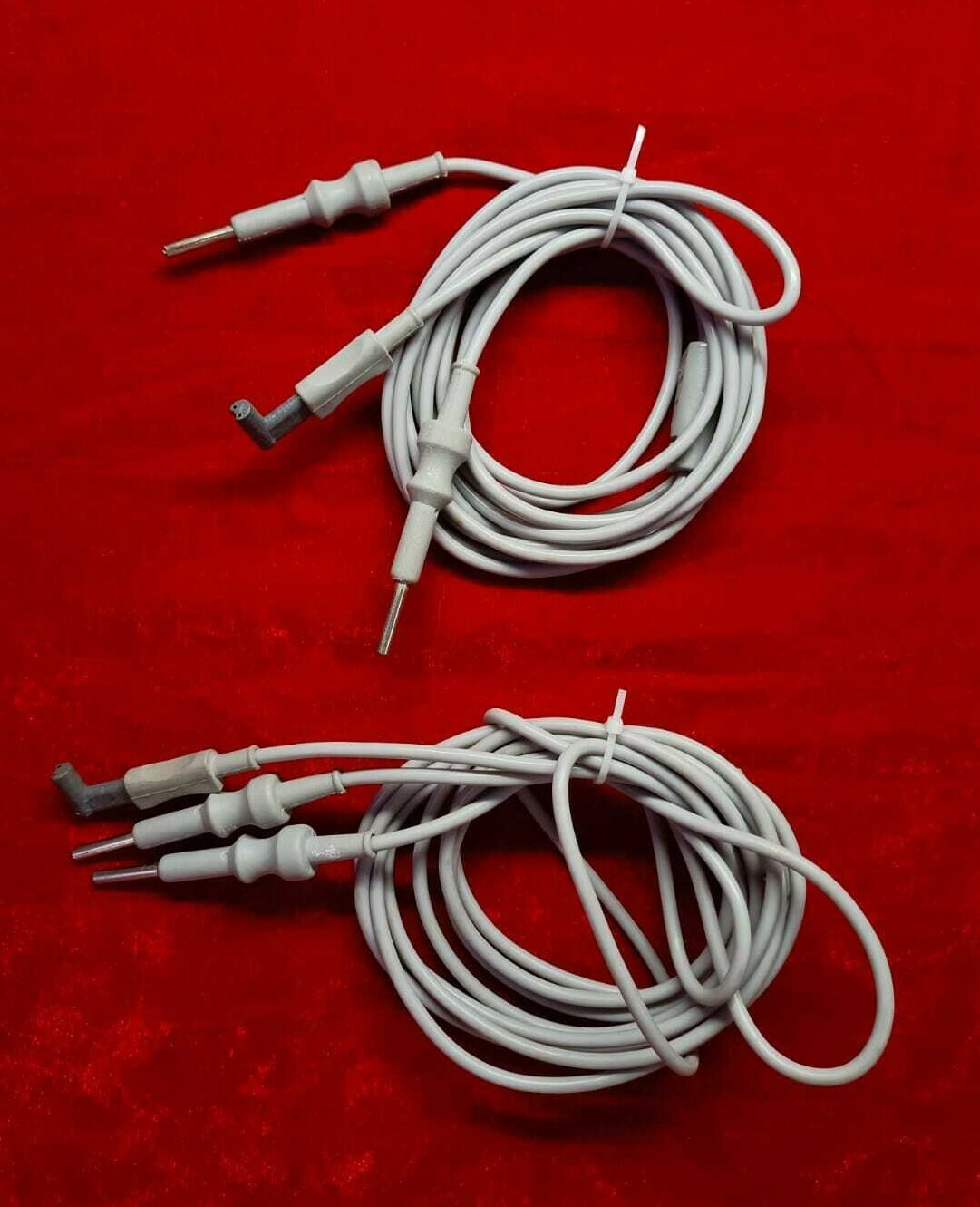 2pc Laparoscopic working Element Bipolar Passive Double Stem High Frequency 4mm